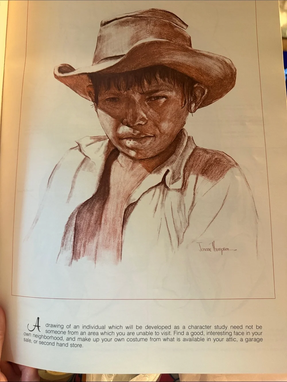 Heads In Pencil And Crayon by Joanne Thompson - Art Instruction Book